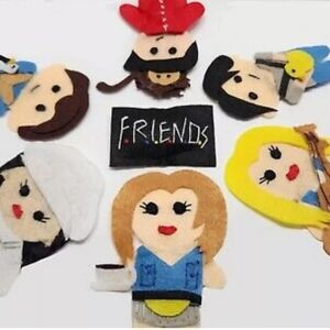 TV show friends character 3D magnet or ornament felt Funko pops decorative spoon
